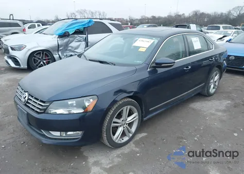 2012 Volkswagen Passat 2.0L Tdi Sel Premium from USA, damaged, VIN 1VWCN7A31CC058912